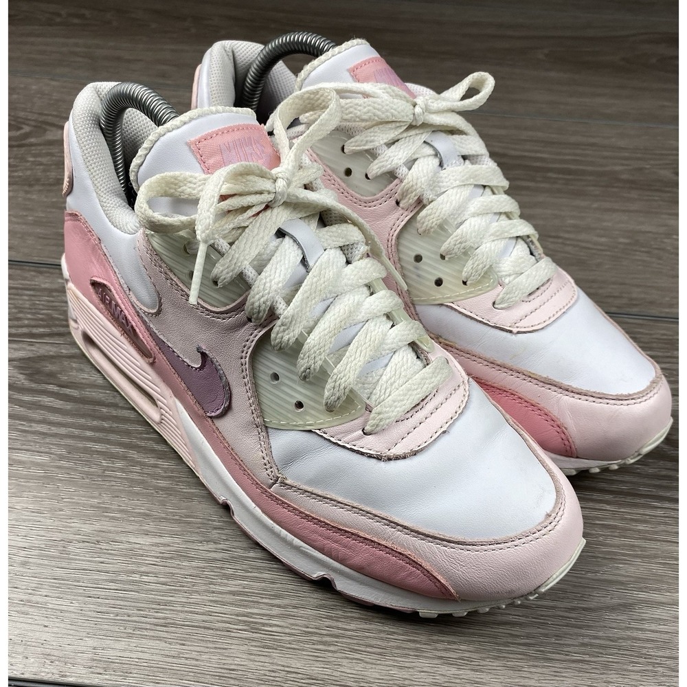 Nike Air Max 90 Pink White Womens 8.5 Vintage Y2K 312052-111‎